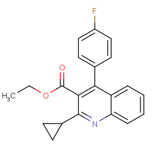 CAS No:148516-11-4 ethyl 2-cyclopropyl-4-(4-fluorophenyl)quinoline-3-carboxylate