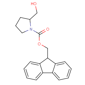 CAS No:148625-77-8 9H-fluoren-9-ylmethyl (2S)-2-(hydroxymethyl)pyrrolidine-1-carboxylate