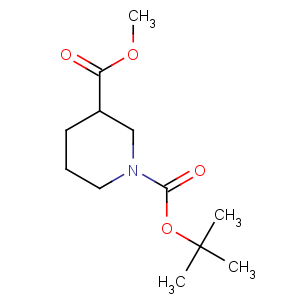 CAS No:148763-41-1 1-O-tert-butyl 3-O-methyl piperidine-1,3-dicarboxylate