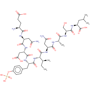 CAS No:148851-08-5 L-Leucine, L-a-glutamyl-L-asparaginyl-L-a-aspartyl-O-phosphono-L-tyrosyl-L-isoleucyl-L-asparaginyl-L-alanyl-L-seryl-