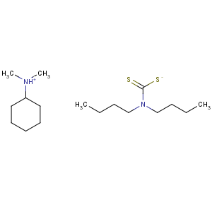 CAS No:149-82-6 cyclohexyldimethylammonium dibutyldithiocarbamate