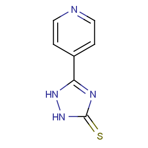 CAS No:14910-06-6 5-pyridin-4-yl-1,2-dihydro-1,2,4-triazole-3-thione