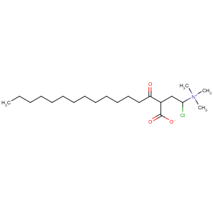 CAS No:14919-38-1 1-Propanaminium,3-carboxy-N,N,N-trimethyl-2-[(1-oxotetradecyl)oxy]-, chloride (1:1)