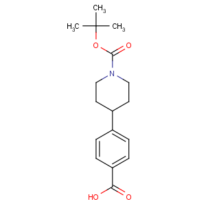 CAS No:149353-75-3 4-[1-[(2-methylpropan-2-yl)oxycarbonyl]piperidin-4-yl]benzoic acid