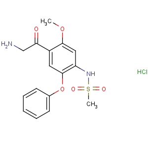 CAS No:149436-41-9 N-[4-(2-aminoacetyl)-5-methoxy-2-phenoxyphenyl]methanesulfonamide