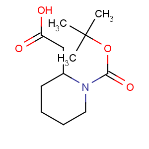 CAS No:149518-50-3 2-[1-[(2-methylpropan-2-yl)oxycarbonyl]piperidin-2-yl]acetic acid
