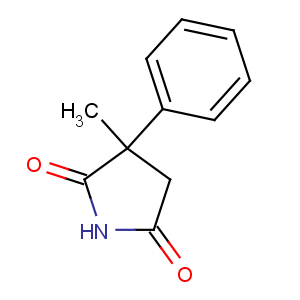 CAS No:1497-17-2 2,5-Pyrrolidinedione,3-methyl-3-phenyl-