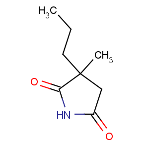 CAS No:1497-19-4 3-methyl-3-propylpyrrolidine-2,5-dione