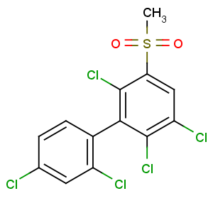 CAS No:149949-86-0 1,2,4-trichloro-3-(2,4-dichlorophenyl)-5-methylsulfonylbenzene