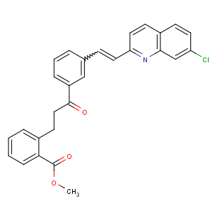 CAS No:149968-11-6 methyl<br />2-[3-[3-[(E)-2-(7-chloroquinolin-2-yl)ethenyl]phenyl]-3-oxopropyl]<br />benzoate