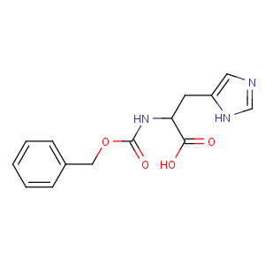 CAS No:14997-58-1 (2S)-3-(1H-imidazol-5-yl)-2-(phenylmethoxycarbonylamino)propanoic acid