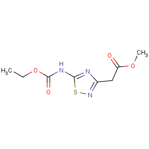 CAS No:150215-07-9 methyl 2-[5-(ethoxycarbonylamino)-1,2,4-thiadiazol-3-yl]acetate