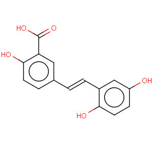 CAS No:150258-63-2 Benzoic acid,5-[(1E)-2-(2,5-dihydroxyphenyl)ethenyl]-2-hydroxy-