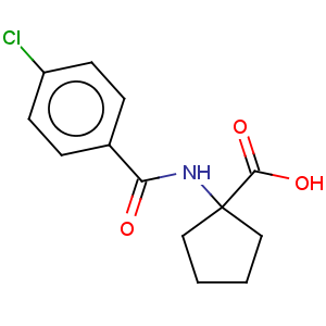 CAS No:15026-82-1 Cyclopentanecarboxylicacid, 1-[(4-chlorobenzoyl)amino]-
