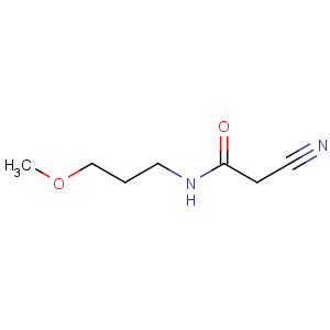 CAS No:15029-45-5 Acetamide,2-cyano-N-(3-methoxypropyl)-