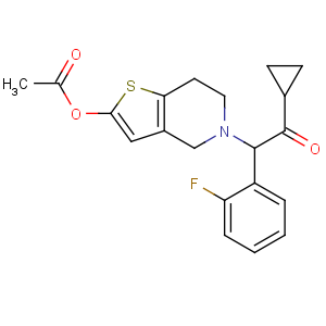CAS No:150322-43-3 [5-[2-cyclopropyl-1-(2-fluorophenyl)-2-oxoethyl]-6,<br />7-dihydro-4H-thieno[3,2-c]pyridin-2-yl] acetate