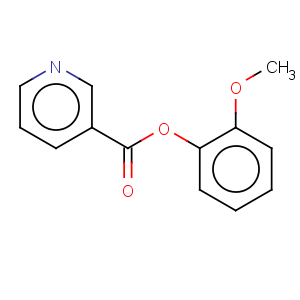 CAS No:15057-98-4 3-Pyridinecarboxylicacid, 2-methoxyphenyl ester