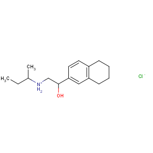CAS No:1506-12-3 2-Naphthalenemethanol,5,6,7,8-tetrahydro-a-[[(1-methylpropyl)amino]methyl]-, hydrochloride (1:1)