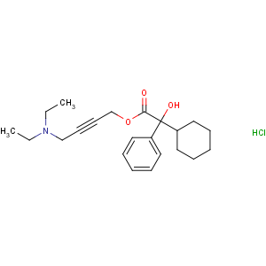 CAS No:1508-65-2 4-(diethylamino)but-2-ynyl<br />2-cyclohexyl-2-hydroxy-2-phenylacetate