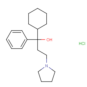 CAS No:1508-76-5 1-cyclohexyl-1-phenyl-3-pyrrolidin-1-ylpropan-1-ol