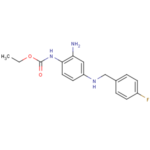 CAS No:150812-12-7 ethyl N-[2-amino-4-[(4-fluorophenyl)methylamino]phenyl]carbamate