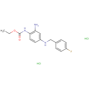 CAS No:150812-13-8 ethyl<br />N-[2-amino-4-[(4-fluorophenyl)methylamino]phenyl]carbamate