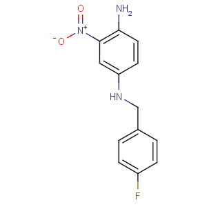 CAS No:150812-21-8 4-N-[(4-fluorophenyl)methyl]-2-nitrobenzene-1,4-diamine