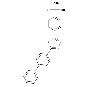 CAS No:15082-28-7 2-(4-tert-butylphenyl)-5-(4-phenylphenyl)-1,3,4-oxadiazole