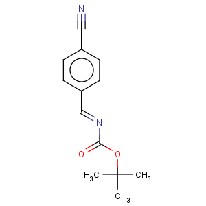 CAS No:150884-51-8 Carbamic acid,N-[(4-cyanophenyl)methylene]-, 1,1-dimethylethyl ester