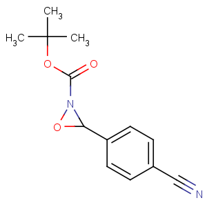 CAS No:150884-56-3 tert-butyl 3-(4-cyanophenyl)oxaziridine-2-carboxylate