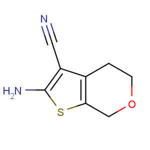 CAS No:150986-82-6 5H-Thieno[2,3-c]pyran-3-carbonitrile,2-amino-4,7-dihydro-