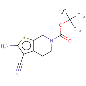 CAS No:150986-83-7 Thieno[2,3-c]pyridine-6(5H)-carboxylicacid, 2-amino-3-cyano-4,7-dihydro-, 1,1-dimethylethyl ester
