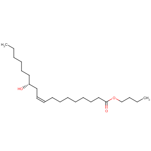 CAS No:151-13-3 9-Octadecenoic acid,12-hydroxy-, butyl ester, (9Z,12R)-