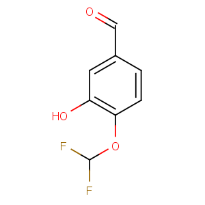 CAS No:151103-08-1 4-(difluoromethoxy)-3-hydroxybenzaldehyde