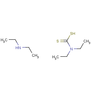 CAS No:1518-58-7 Diethyldithiocarbamic acid diethylammonium salt