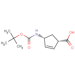 CAS No:151907-79-8 (-)-(1S,4R)-N-Boc-4-aminocyclopent-2-enecarboxylic acid