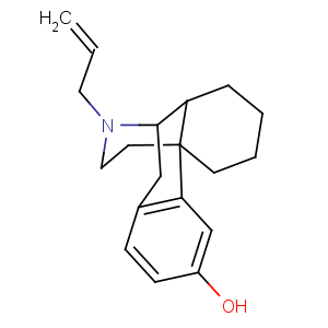 CAS No:152-02-3 Morphinan-3-ol,17-(2-propen-1-yl)-