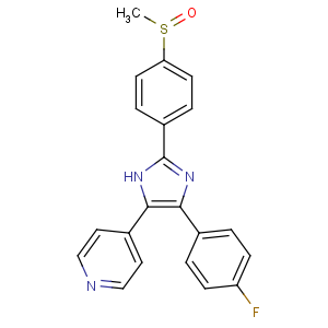 CAS No:152121-47-6 4-[4-(4-fluorophenyl)-2-(4-methylsulfinylphenyl)-1H-imidazol-5-yl]<br />pyridine