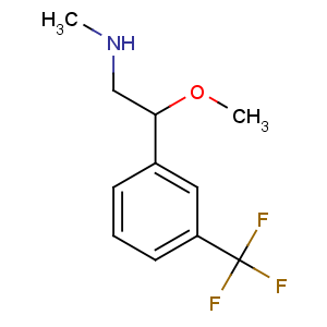 CAS No:15221-81-5 2-methoxy-N-methyl-2-[3-(trifluoromethyl)phenyl]ethanamine