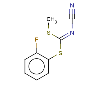 CAS No:152382-00-8 Carbonimidodithioicacid, cyano-, 2-fluorophenyl methyl ester (9CI)