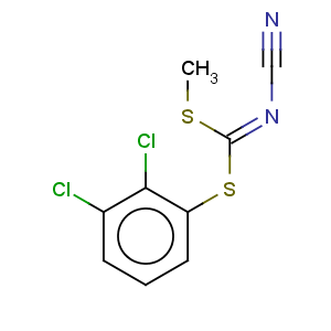 CAS No:152382-15-5 Carbonimidodithioicacid, cyano-, 2,3-dichlorophenyl methyl ester (9CI)