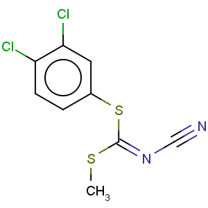 CAS No:152382-17-7 Carbonimidodithioicacid, cyano-, 3,4-dichlorophenyl methyl ester (9CI)