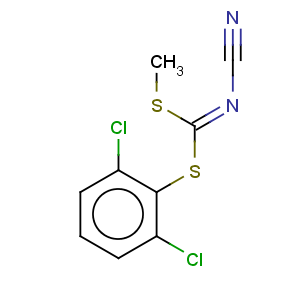 CAS No:152382-18-8 Carbonimidodithioicacid, cyano-, 2,6-dichlorophenyl methyl ester (9CI)
