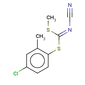 CAS No:152382-25-7 Carbonimidodithioicacid, cyano-, 4-chloro-2-methylphenyl methyl ester (9CI)