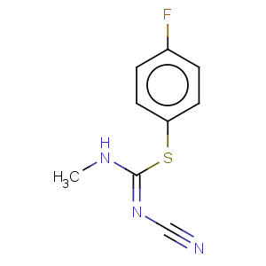 CAS No:152382-48-4 Carbamimidothioic acid,N-cyano-N'-methyl-, 4-fluorophenyl ester