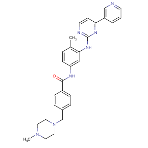 CAS No:152459-95-5 4-[(4-methylpiperazin-1-yl)methyl]-N-[4-methyl-3-[(4-pyridin-3-<br />ylpyrimidin-2-yl)amino]phenyl]benzamide