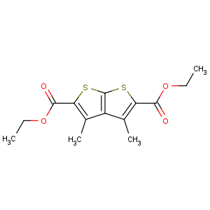 CAS No:152487-69-9 diethyl 3,4-dimethylthieno[2,3-b]thiophene-2,5-dicarboxylate
