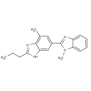 CAS No:152628-02-9 4-methyl-6-(1-methylbenzimidazol-2-yl)-2-propyl-1H-benzimidazole