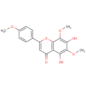 CAS No:152743-19-6 5,7-dihydroxy-6,8-dimethoxy-2-(4-methoxyphenyl)chromen-4-one