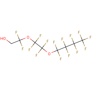 CAS No:152914-73-3 Ethanol,2,2-difluoro-2-[1,1,2,2-tetrafluoro-2-(1,1,2,2,3,3,4,4,4-nonafluorobutoxy)ethoxy]-